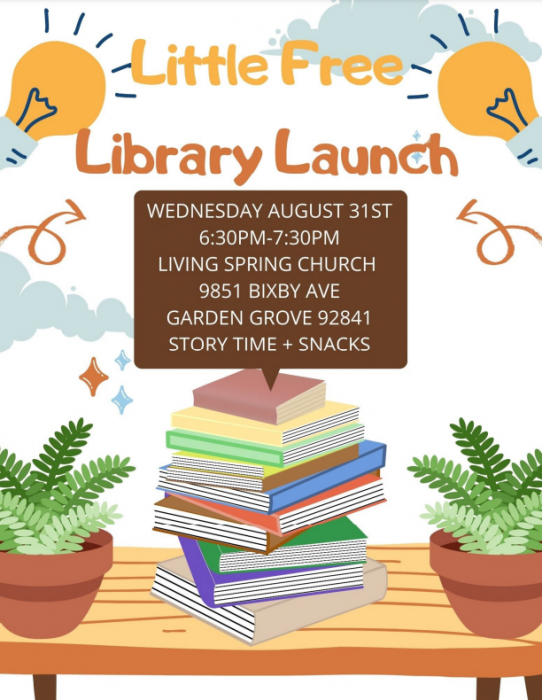 Little Free Library Launch City of Garden Grove